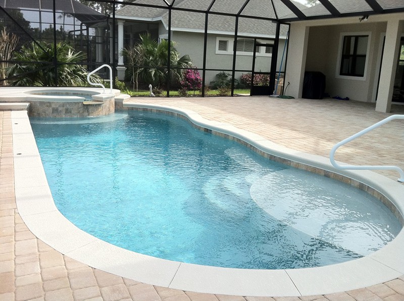 Pool And Spa Gallery Raszl Inc Palm Coast Pool And Spa Builders