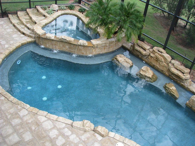 Pool And Spa Gallery Raszl Inc Palm Coast Pool And Spa Builders